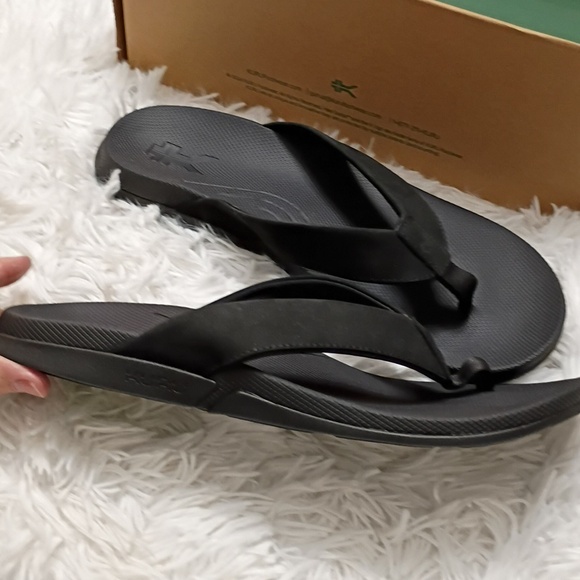 New KURU Kaila 2 Men\'s Black Flip-Flops Arch Support Plantar Fascitis main image 9